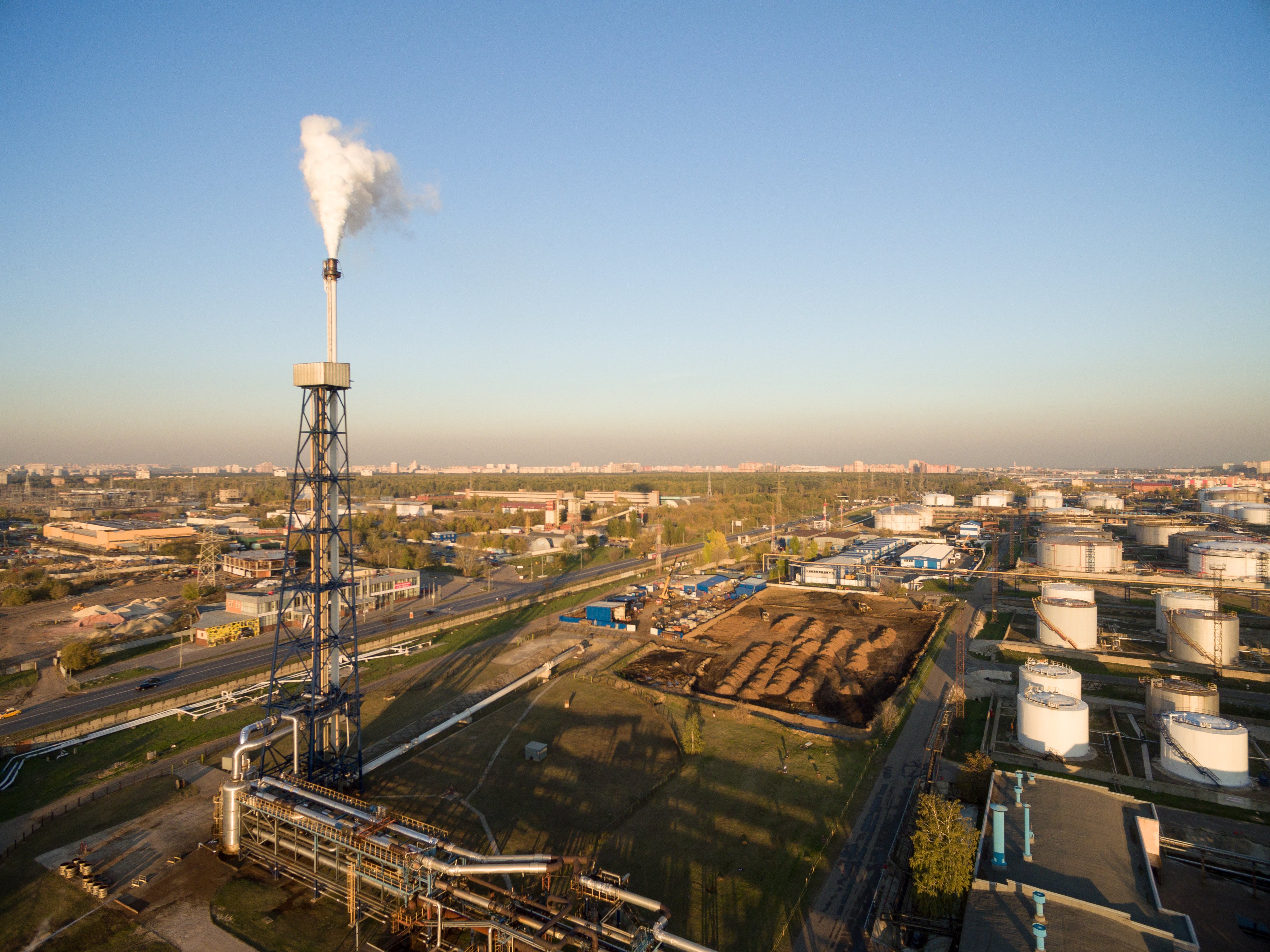 oil refinery